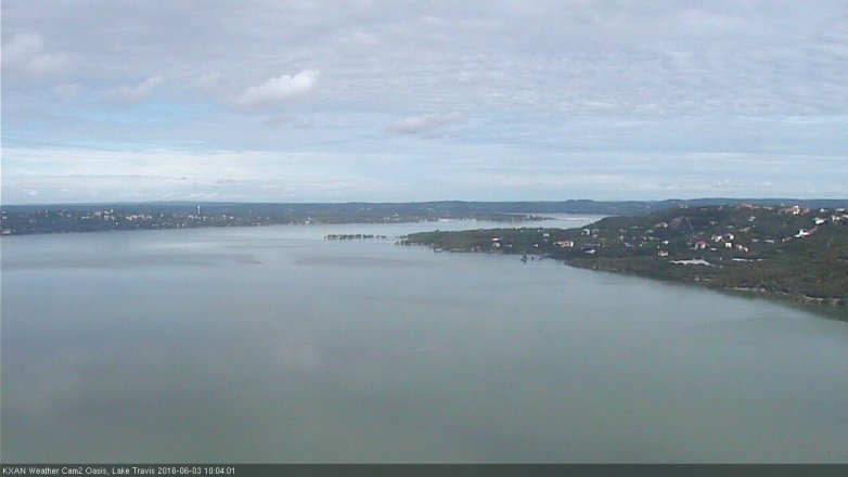 Lake Travis webcam, June 3, 2016 9:30 AM CT