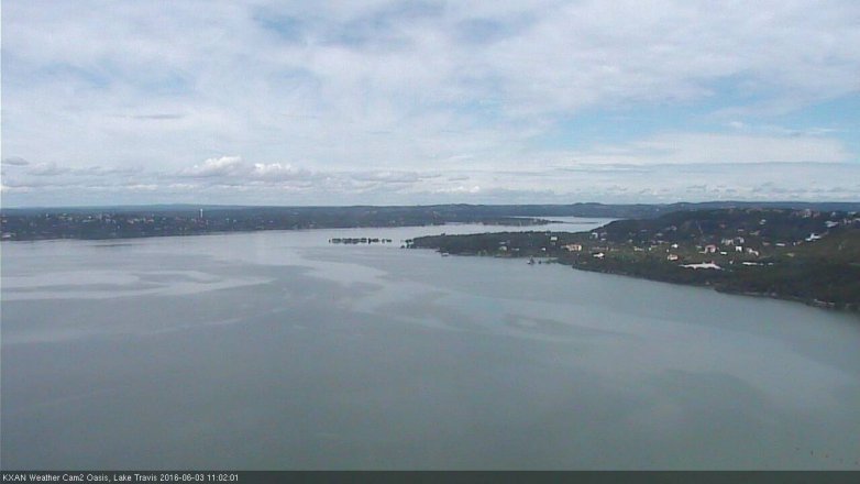 Lake Travis webcam, June 3, 2016 10:20 AM CT
