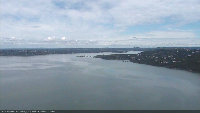 Lake Travis webcam, June 3, 2016 10:25 AM CT