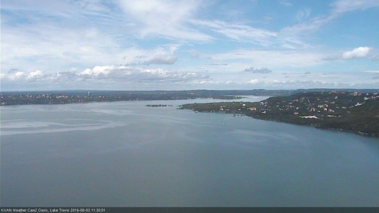 Lake Travis webcam, June 3, 2016 10:35 AM CT