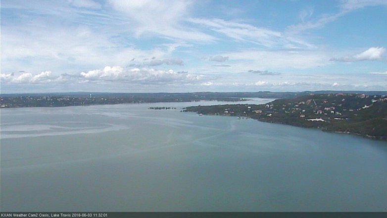 Lake Travis webcam, June 3, 2016 10:50 AM CT