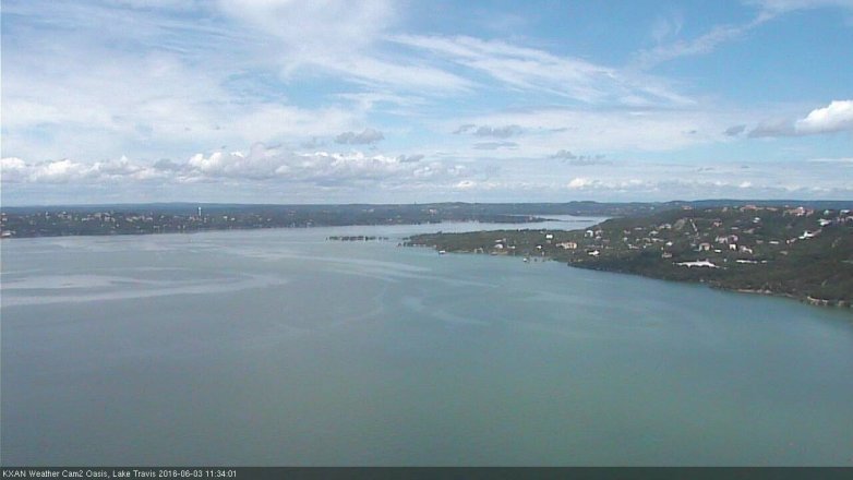 Lake Travis webcam, June 3, 2016 11:05 AM CT