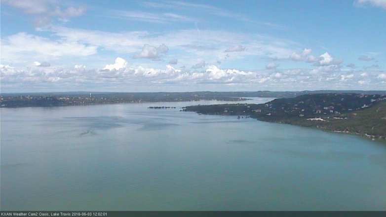 Lake Travis webcam, June 3, 2016 11:25 AM CT