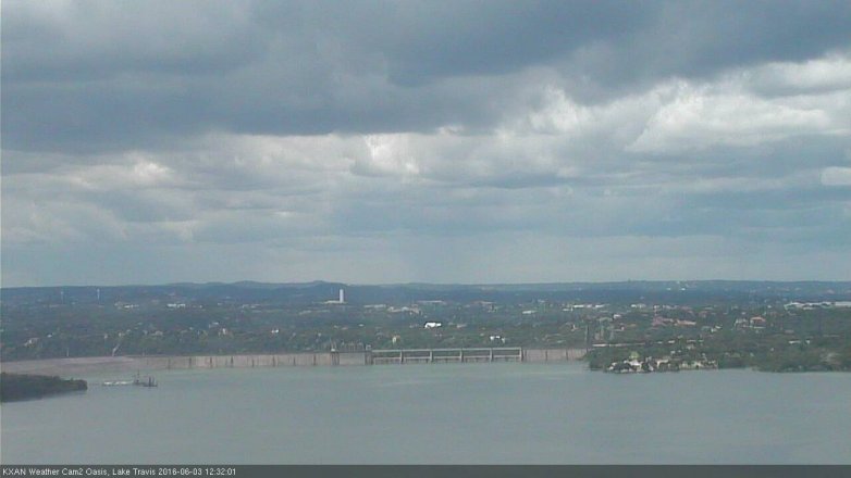 Lake Travis webcam, June 3, 2016 11:45 AM CT