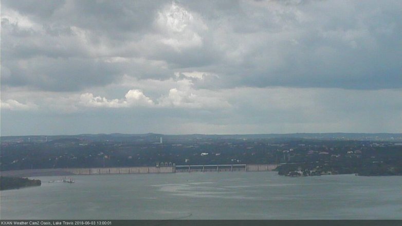 Lake Travis webcam, June 3, 2016 12:05 PM CT