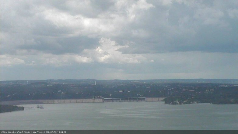 Lake Travis webcam, June 3, 2016 12:35 PM CT
