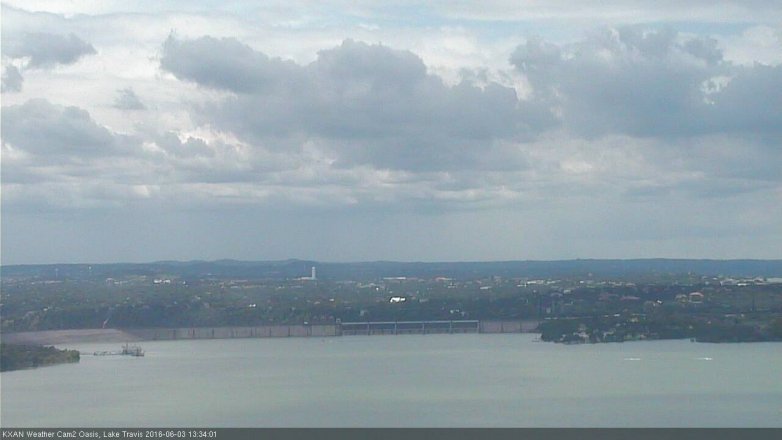 Lake Travis webcam, June 3, 2016 12:50 PM CT