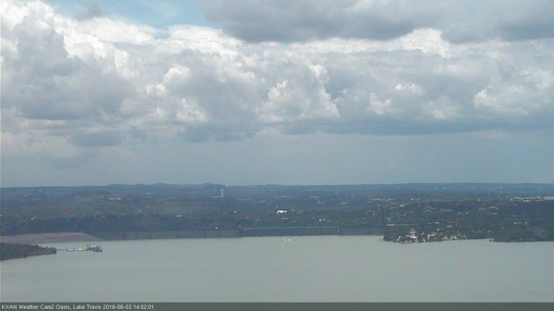 Lake Travis webcam, June 3, 2016 1:05 PM CT
