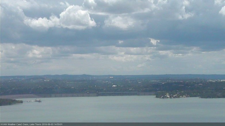Lake Travis webcam, June 3, 2016 2:20 PM CT