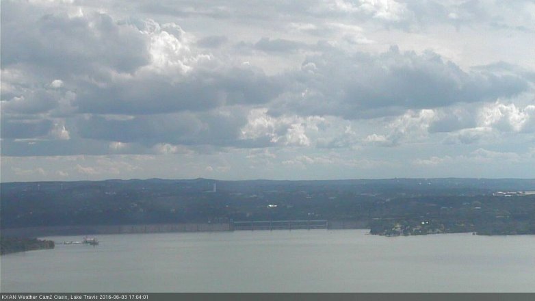 Lake Travis webcam, June 3, 2016 4:30 PM CT