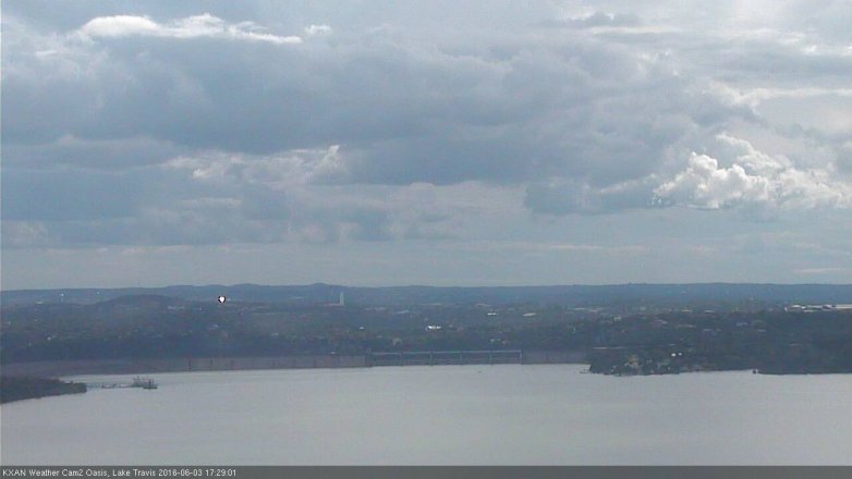 Lake Travis webcam, June 3, 2016 4:35 PM CT