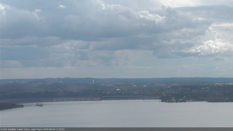 Lake Travis webcam, June 3, 2016 4:45 PM CT