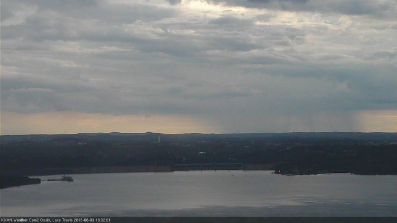 Lake Travis webcam, June 3, 2016 7:00 PM CT