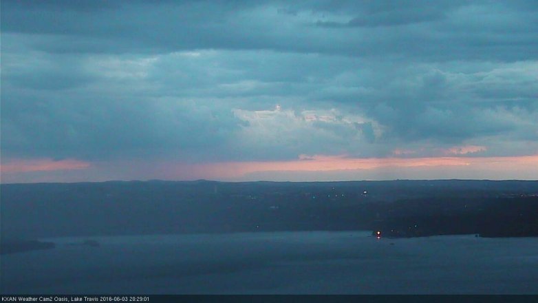 Lake Travis webcam, June 3, 2016 7:35 PM CT