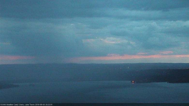 Lake Travis webcam, June 3, 2016 7:55 PM CT
