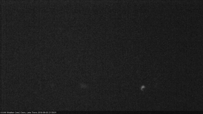 Lake Travis webcam, June 3, 2016 9:30 PM CT