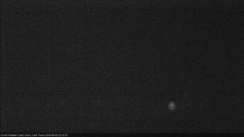 Lake Travis webcam, June 3, 2016 9:50 PM CT