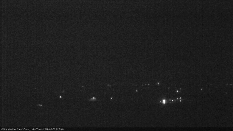 Lake Travis webcam, June 3, 2016 10:15 PM CT