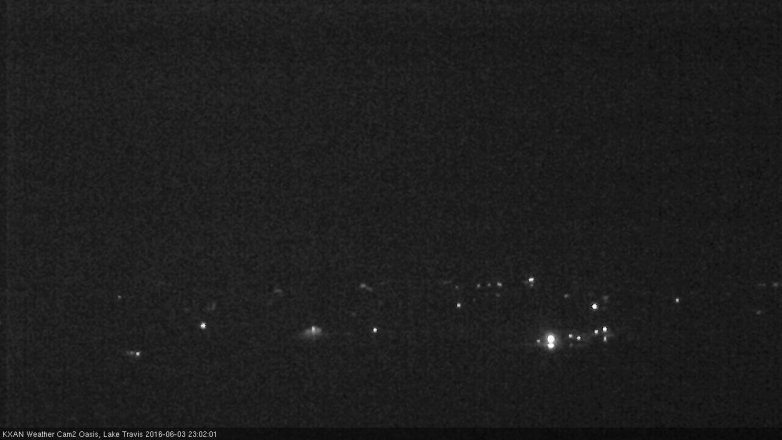 Lake Travis webcam, June 3, 2016 10:20 PM CT