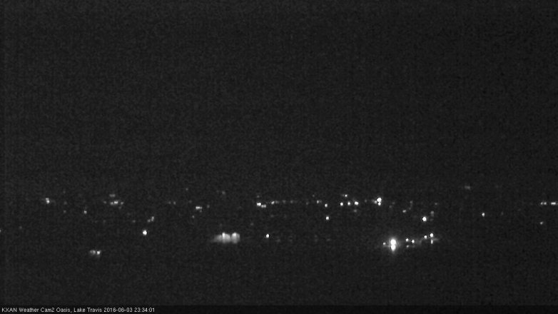 Lake Travis webcam, June 3, 2016 10:40 PM CT