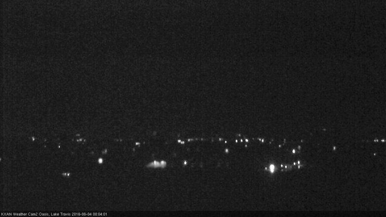 Lake Travis webcam, June 3, 2016 11:10 PM CT