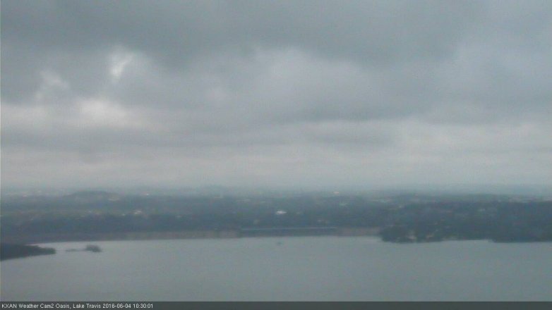 Lake Travis webcam, June 4, 2016 9:50 AM CT