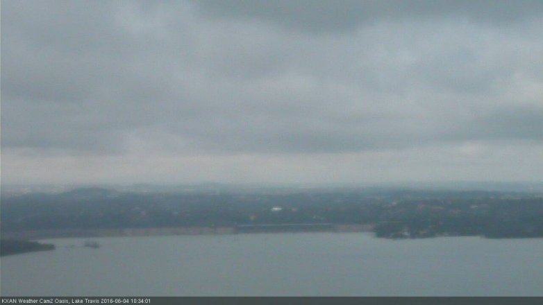 Lake Travis webcam, June 4, 2016 10:05 AM CT