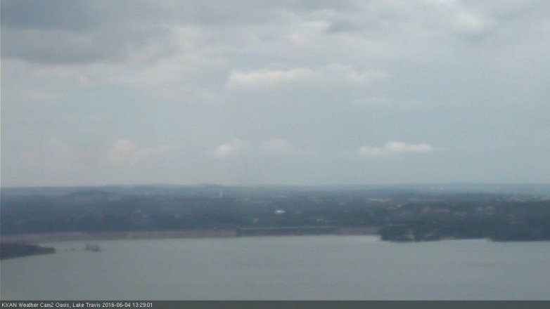 Lake Travis webcam, June 4, 2016 12:35 PM CT