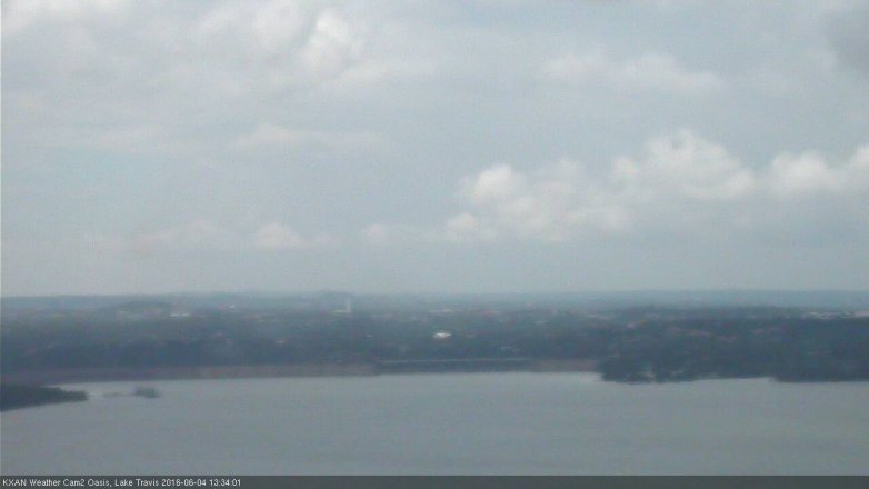 Lake Travis webcam, June 4, 2016 12:50 PM CT