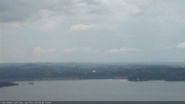 Lake Travis webcam, June 4, 2016 1:00 PM CT