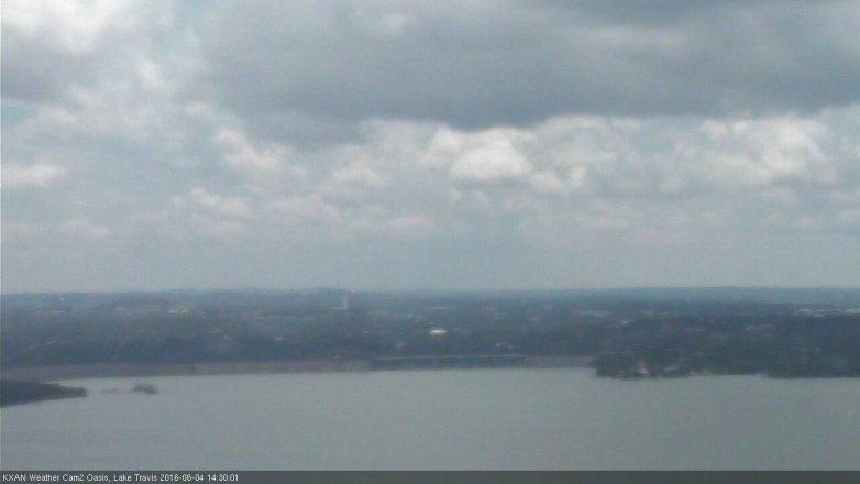 Lake Travis webcam, June 4, 2016 1:50 PM CT