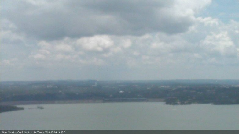 Lake Travis webcam, June 4, 2016 2:00 PM CT