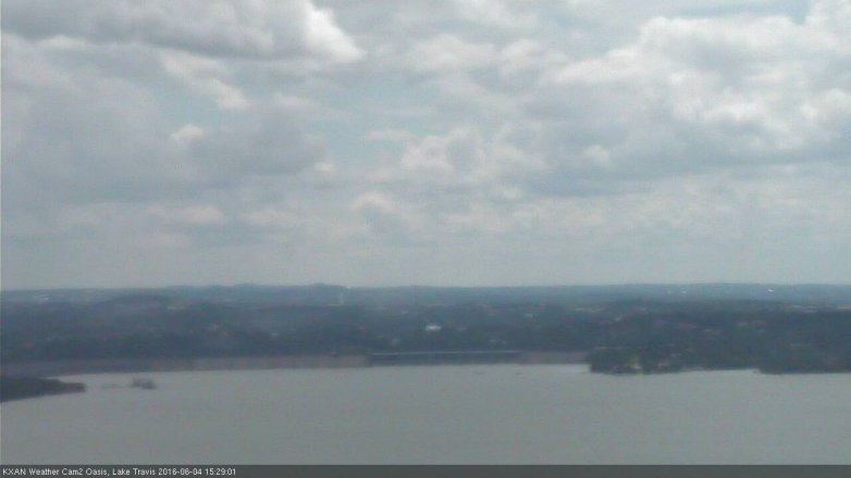 Lake Travis webcam, June 4, 2016 2:50 PM CT