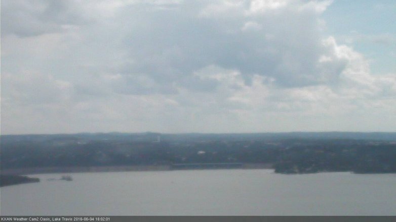 Lake Travis webcam, June 4, 2016 3:15 PM CT