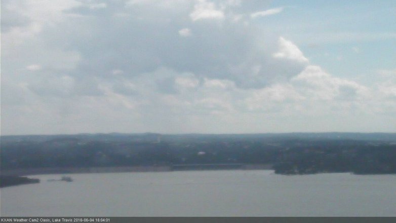 Lake Travis webcam, June 4, 2016 3:30 PM CT