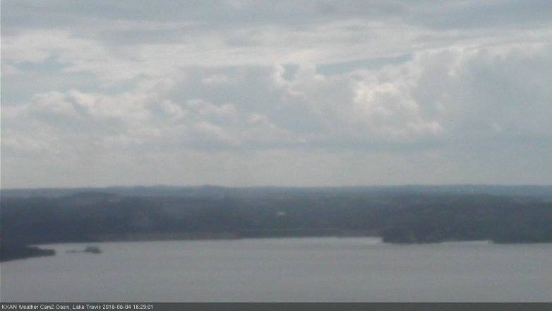 Lake Travis webcam, June 4, 2016 3:40 PM CT