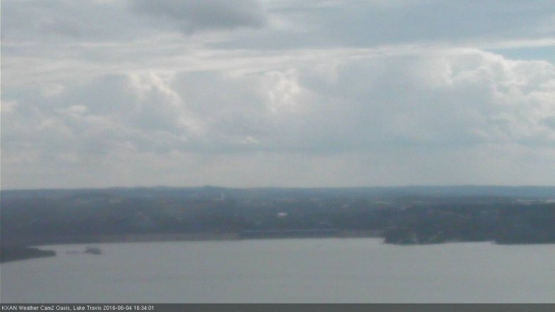 Lake Travis webcam, June 4, 2016 4:00 PM CT