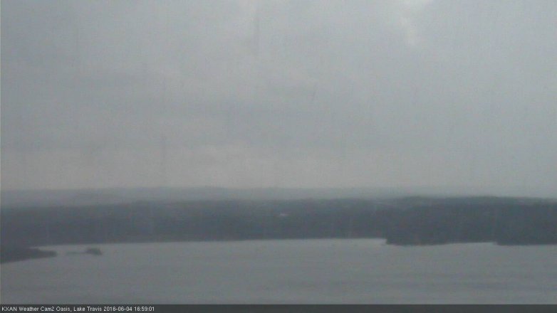 Lake Travis webcam, June 4, 2016 4:25 PM CT