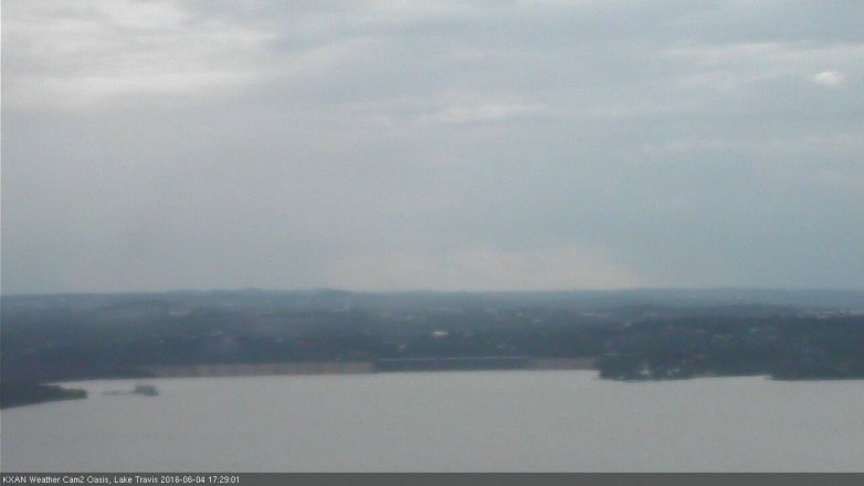 Lake Travis webcam, June 4, 2016 4:45 PM CT