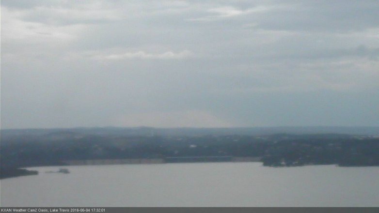 Lake Travis webcam, June 4, 2016 4:55 PM CT