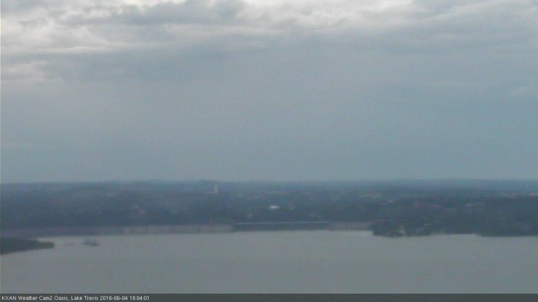 Lake Travis webcam, June 4, 2016 5:20 PM CT