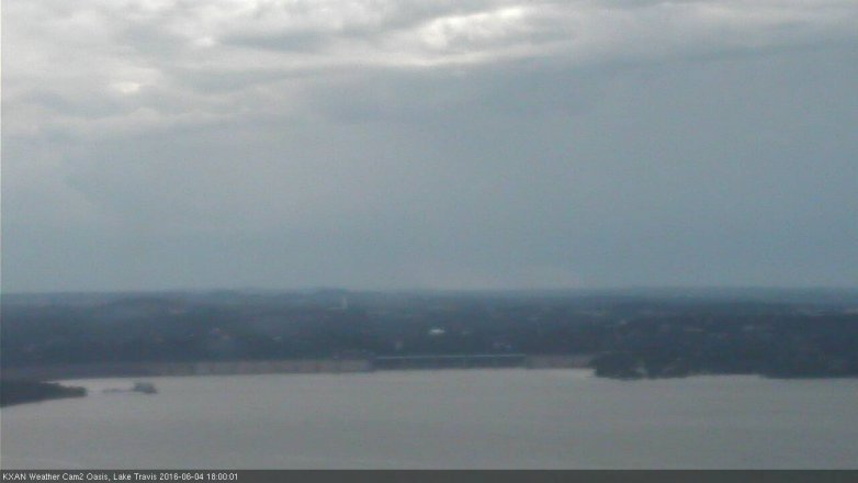 Lake Travis webcam, June 4, 2016 5:30 PM CT