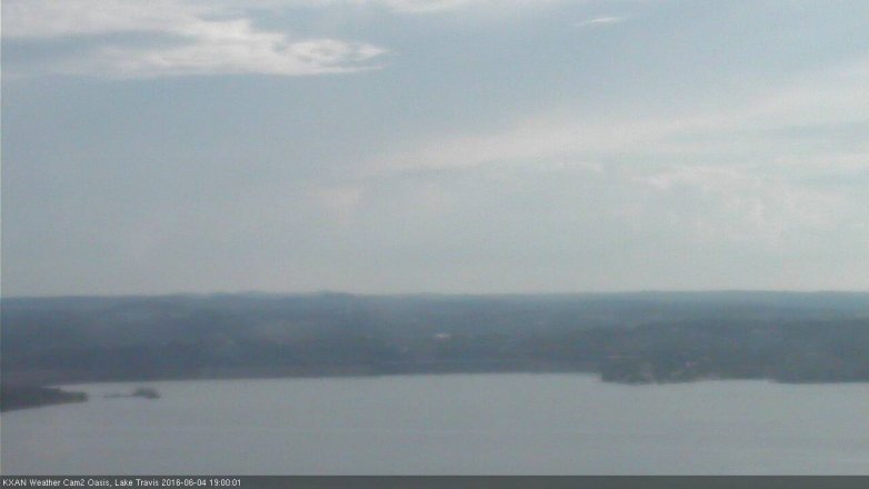 Lake Travis webcam, June 4, 2016 6:05 PM CT