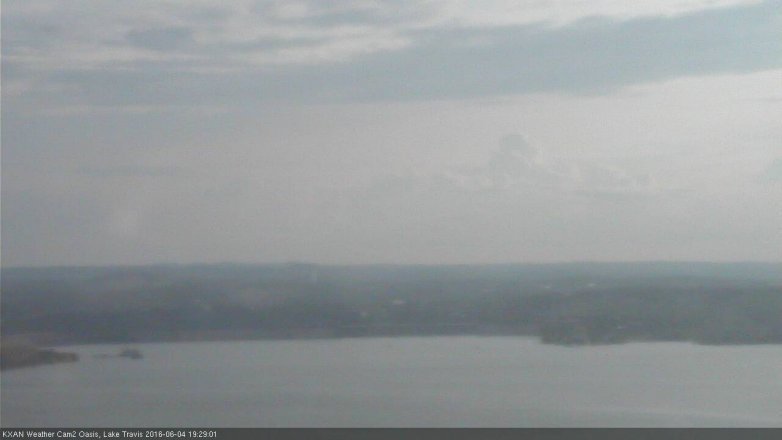 Lake Travis webcam, June 4, 2016 6:35 PM CT