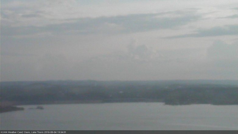 Lake Travis webcam, June 4, 2016 6:50 PM CT