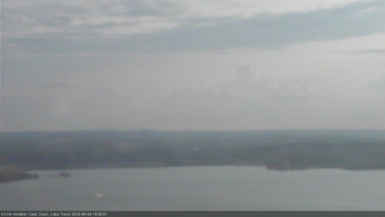 Lake Travis webcam, June 4, 2016 7:00 PM CT