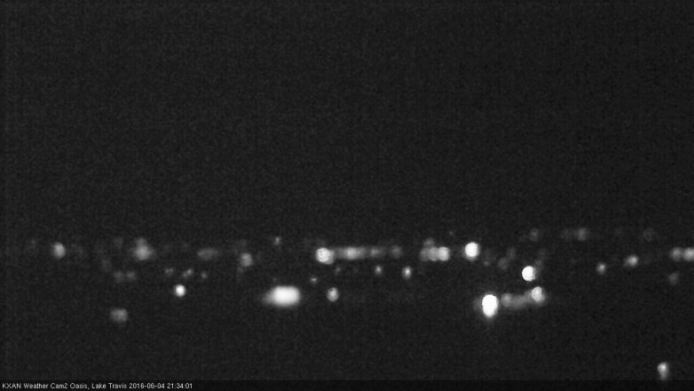 Lake Travis webcam, June 4, 2016 9:00 PM CT
