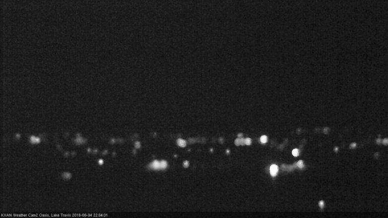 Lake Travis webcam, June 4, 2016 9:20 PM CT