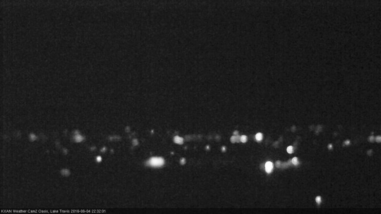 Lake Travis webcam, June 4, 2016 9:50 PM CT