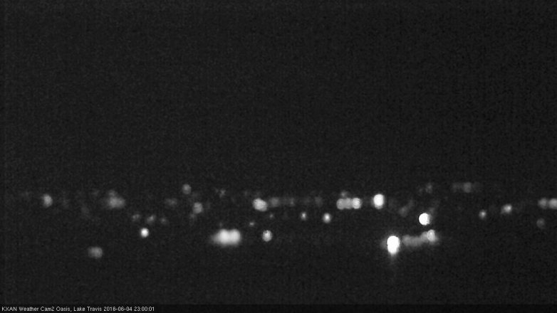 Lake Travis webcam, June 4, 2016 10:15 PM CT